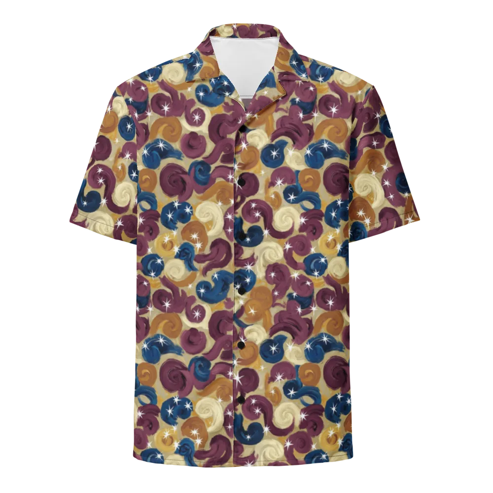 Cosmic Confections on Button Shirt — Front