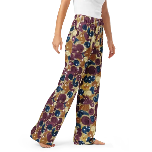 Cosmic Confections on a Women's Pajama Pants