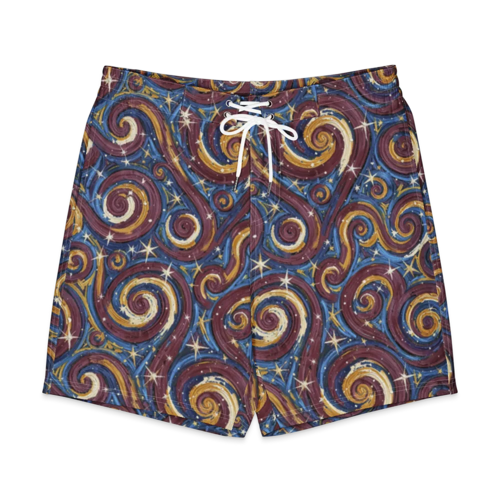 Astral Whorl on Men's Board Shorts — Front