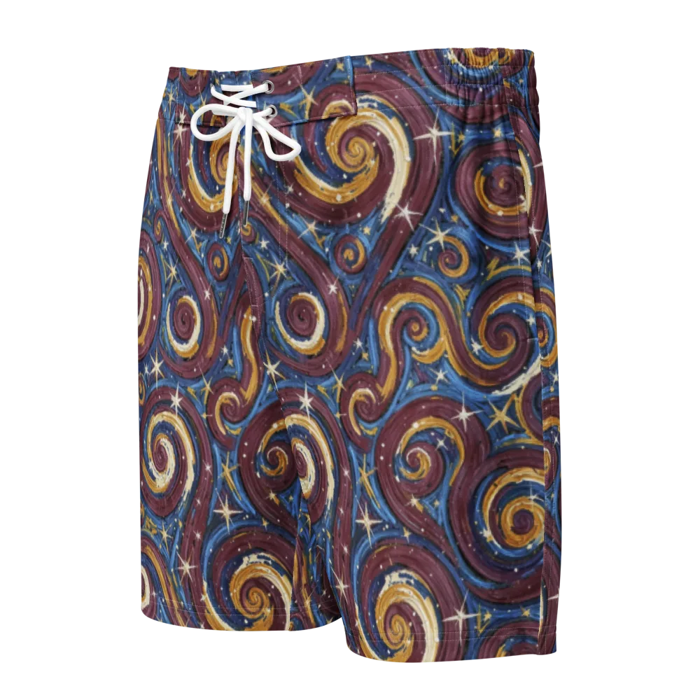 Astral Whorl on Men's Board Shorts — Front