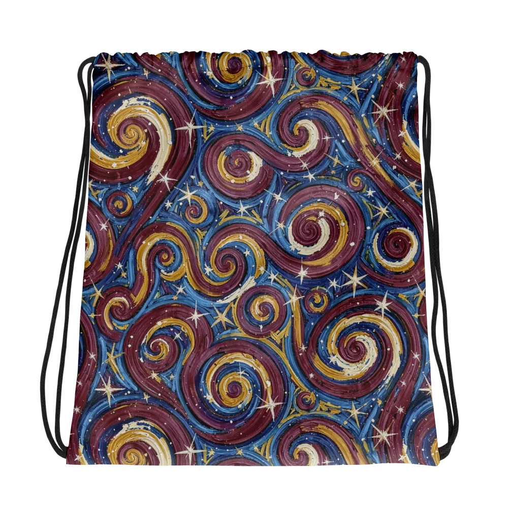 Astral Whorl on Drawstring Bag — Photo