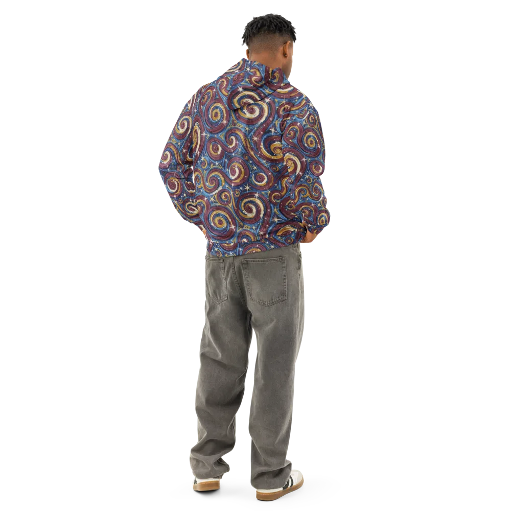 Astral Whorl on Cotton Hoodie — Back