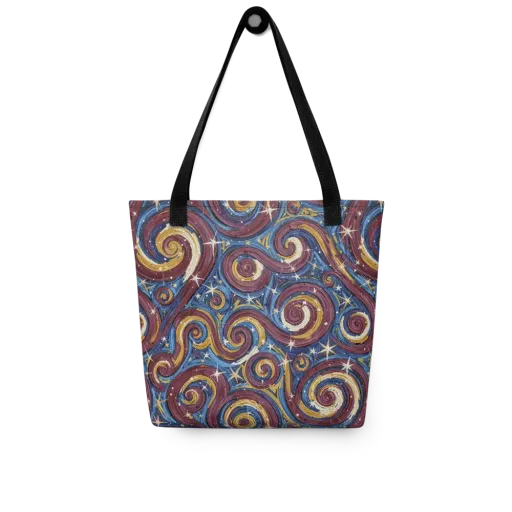 Astral Whorl on a Tote Bag