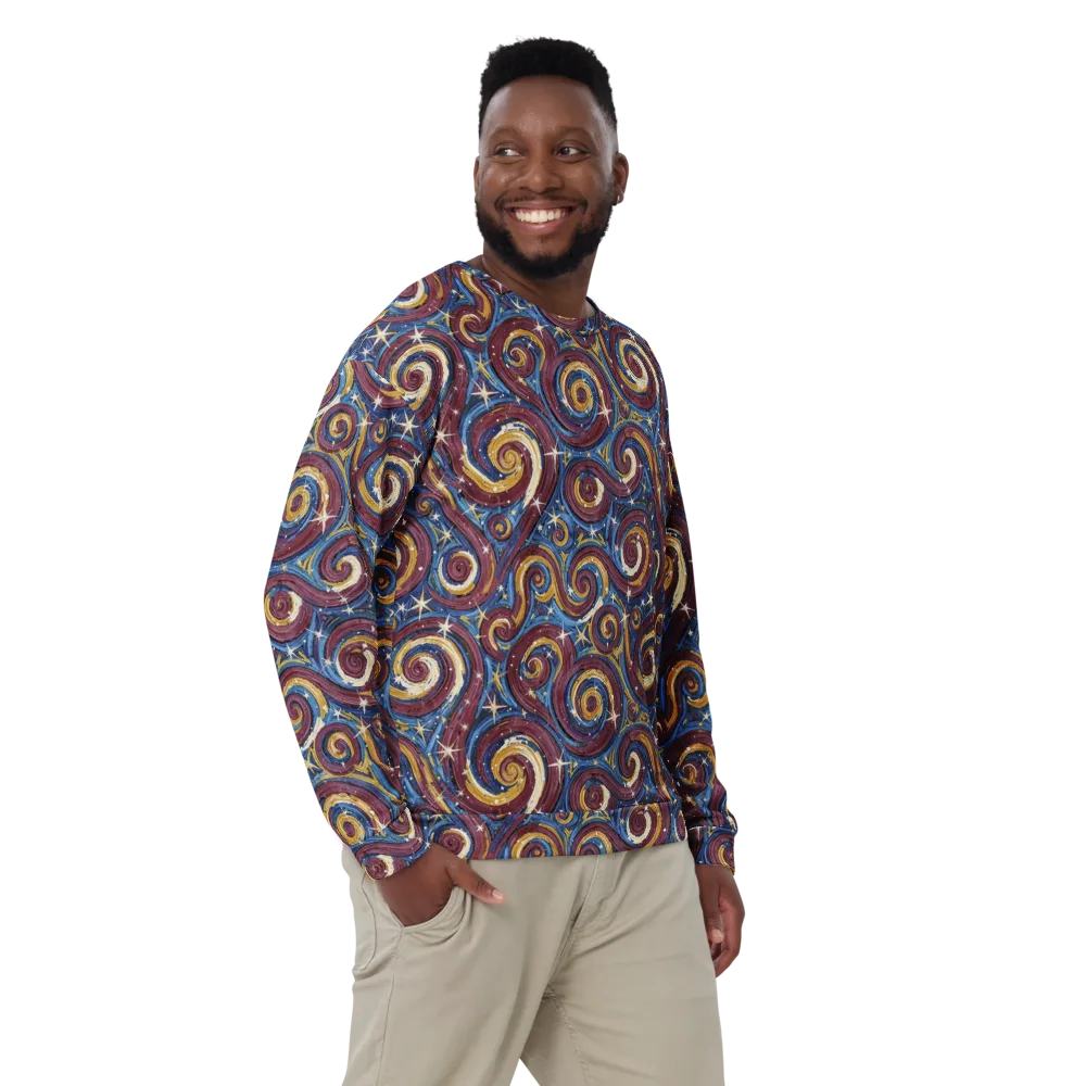 Astral Whorl on Sweatshirt — Front