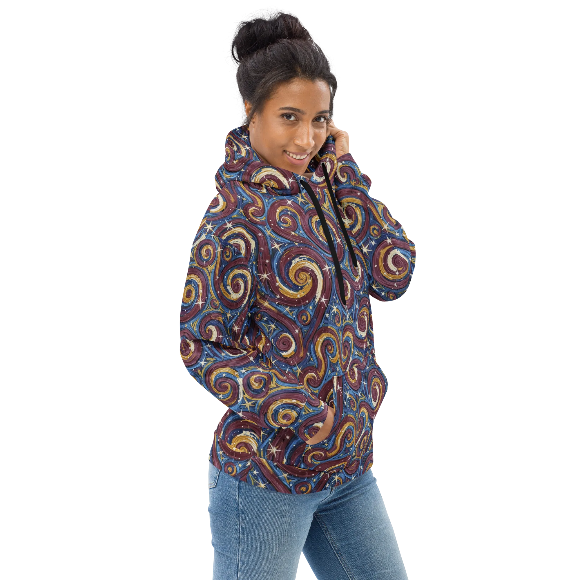 Astral Whorl on Hoodie — Right