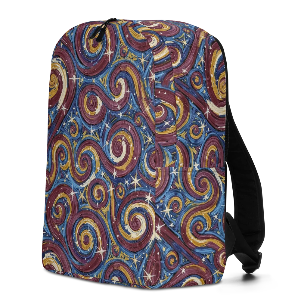Astral Whorl on Minimalist Backpack — Left