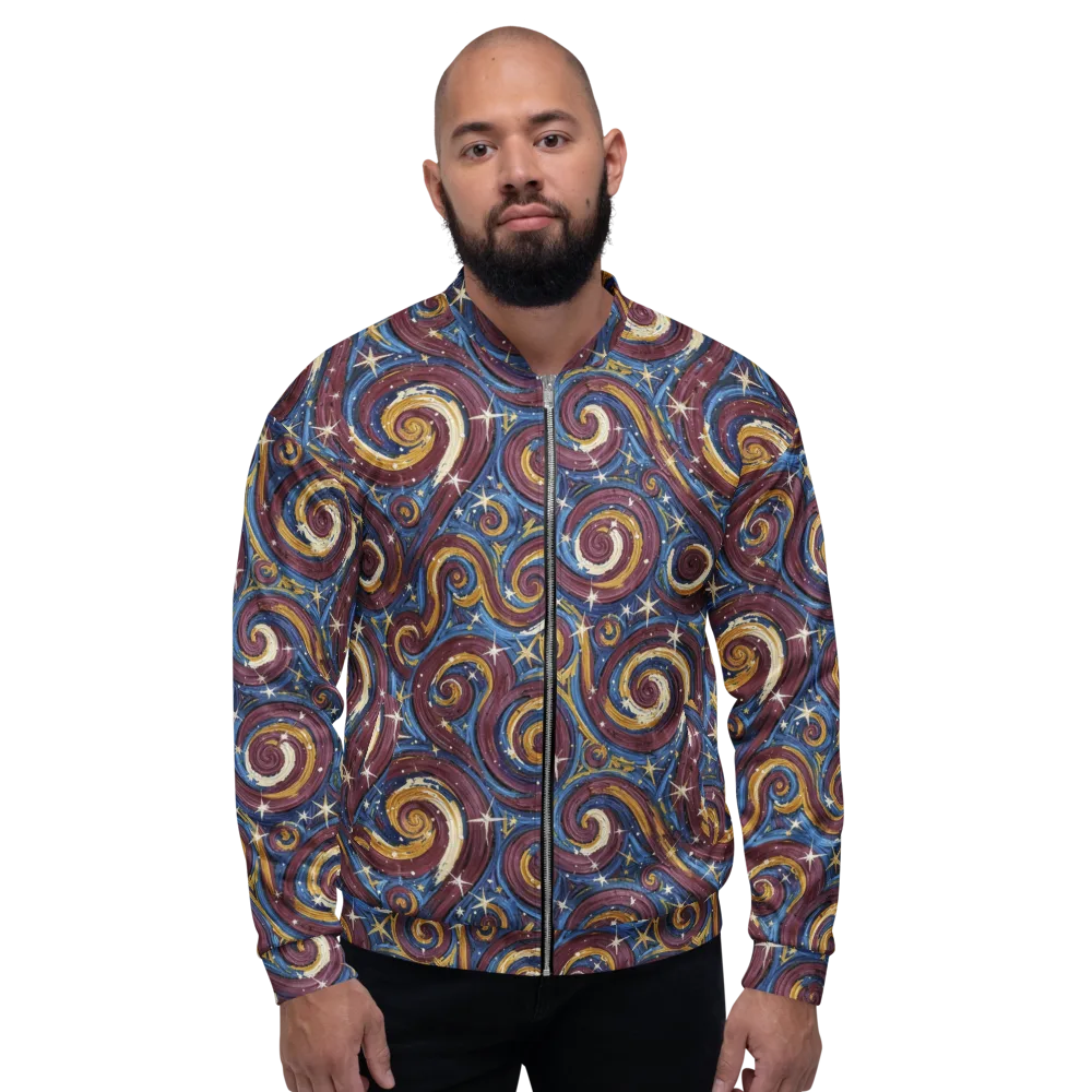 Astral Whorl on Bomber Jacket — Front
