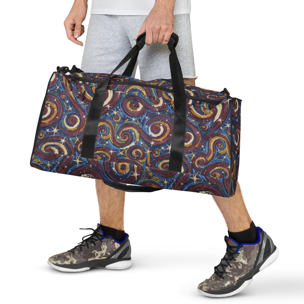Astral Whorl on Duffle Bag — Front