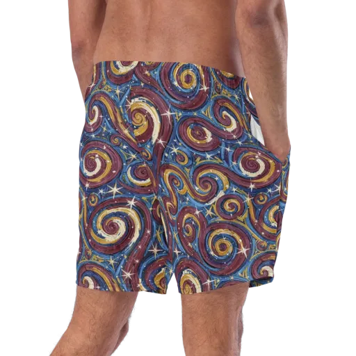Astral Whorl on a Swim Trunks