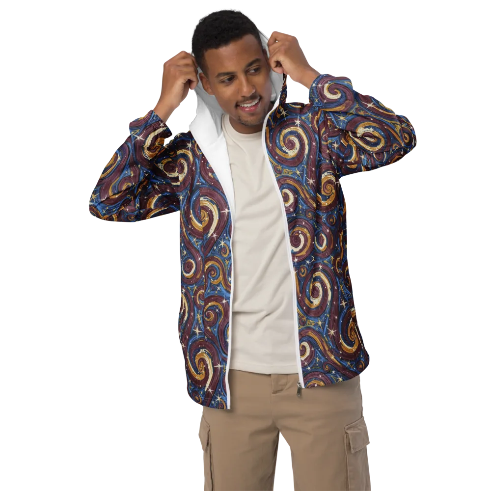 Astral Whorl on Men's Windbreaker — Front