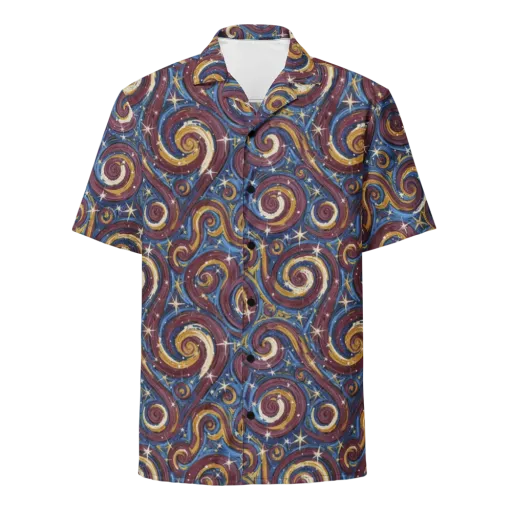 Astral Whorl on a Button Shirt