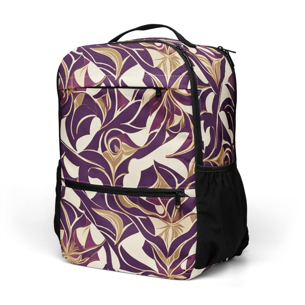 Amethyst Filigree on Utility Backpack — Left Front