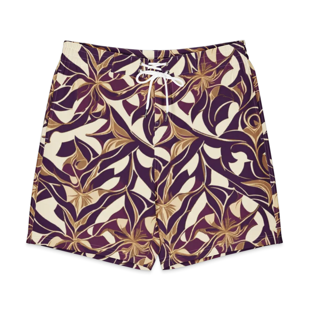 Amethyst Filigree on Men's Board Shorts — Front