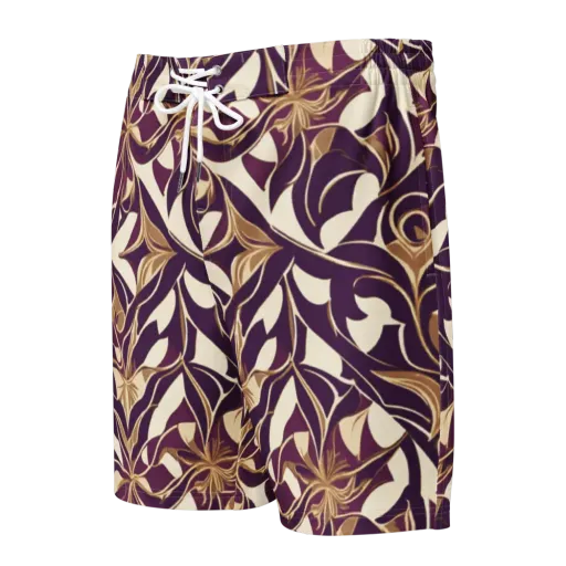 Amethyst Filigree on a Men's Board Shorts