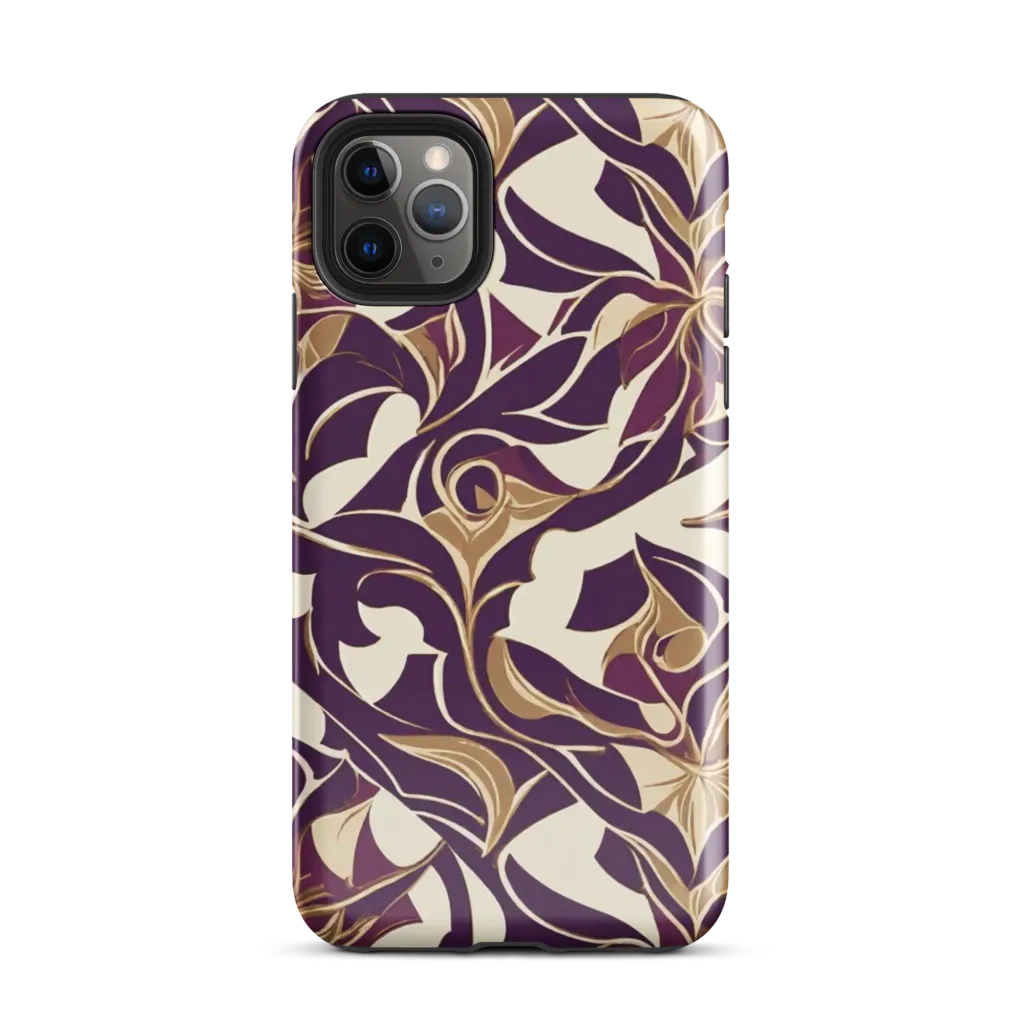 Amethyst Filigree on Tough Case for iPhone® — Front