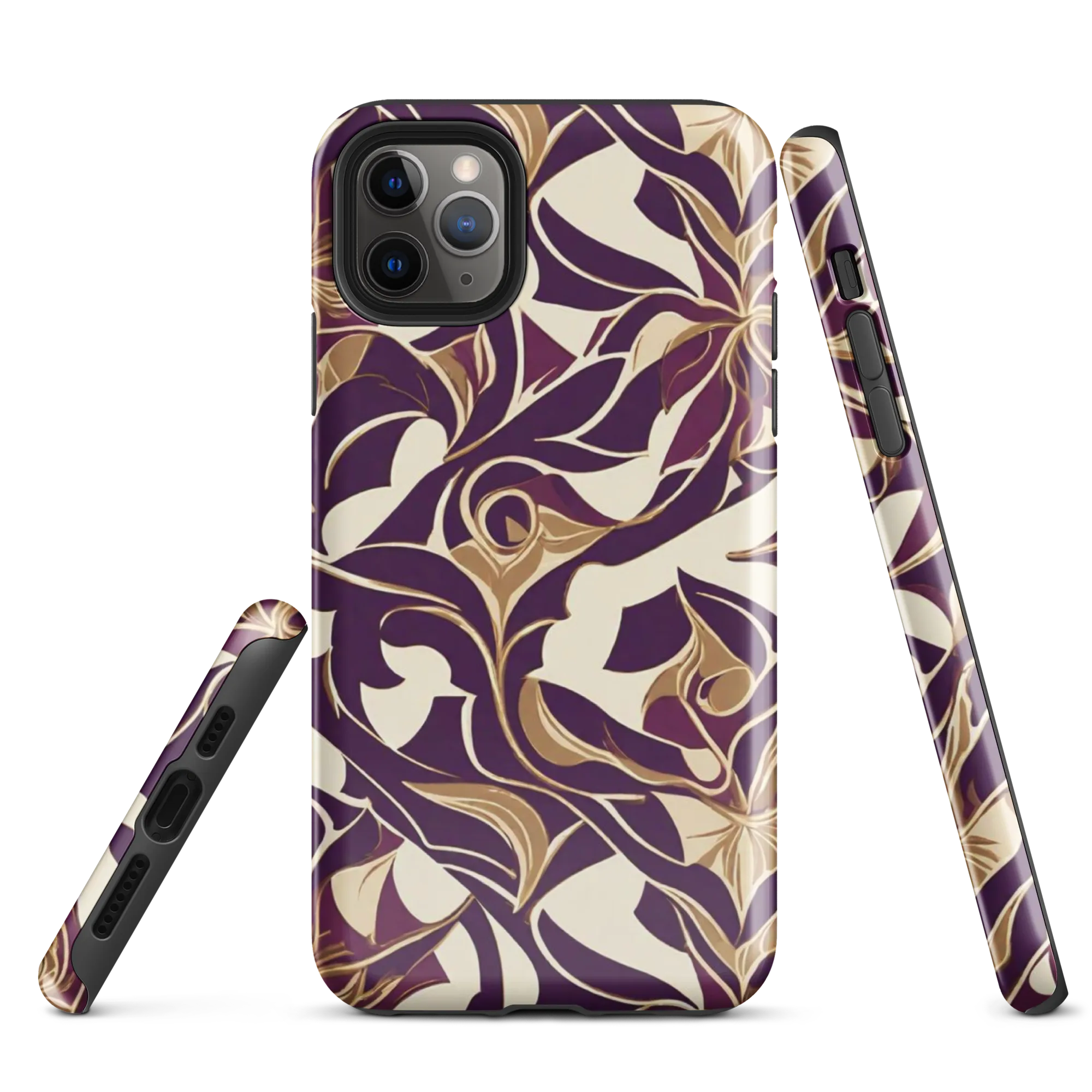 Amethyst Filigree on Tough Case for iPhone® — Front