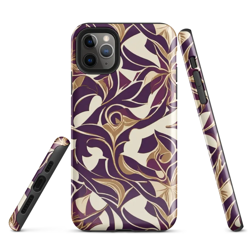 Amethyst Filigree on Tough Case for iPhone® — Front