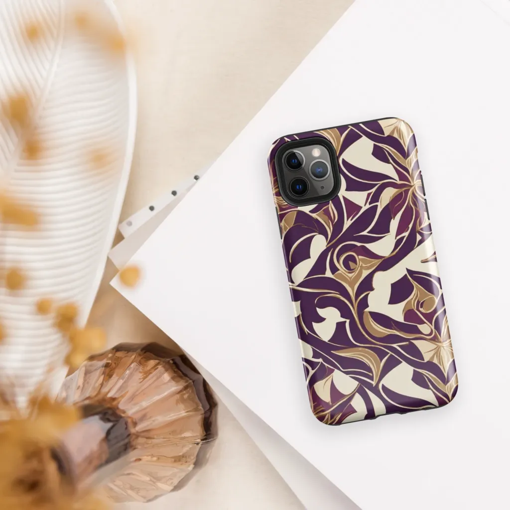 Amethyst Filigree on Tough Case for iPhone® — Front