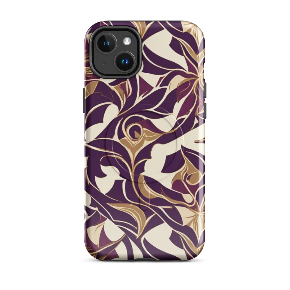 Amethyst Filigree on MagSafe Tough Case for iPhone® — Front