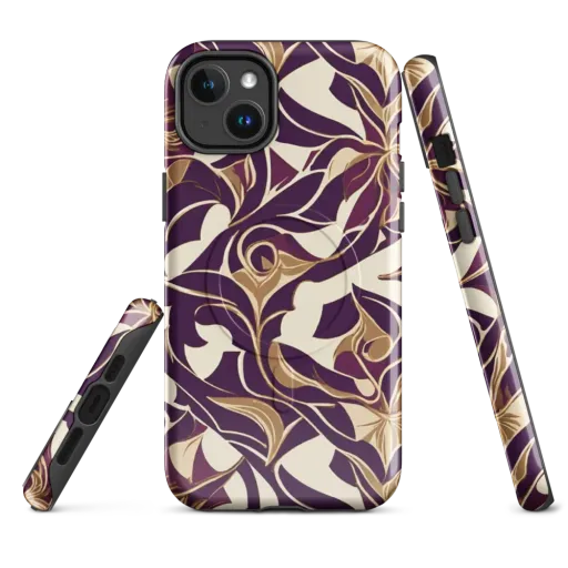 Amethyst Filigree on a MagSafe Tough Case for iPhone®