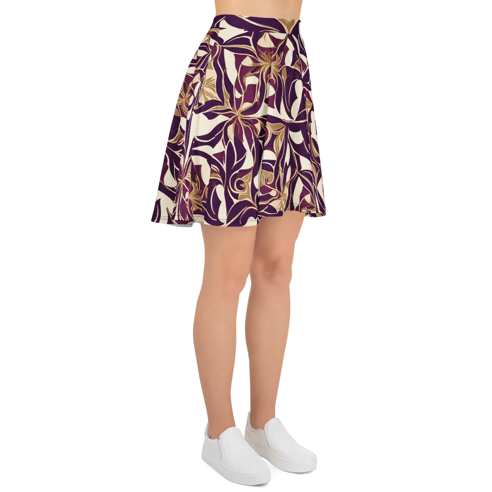Amethyst Filigree on Skater Skirt — Right