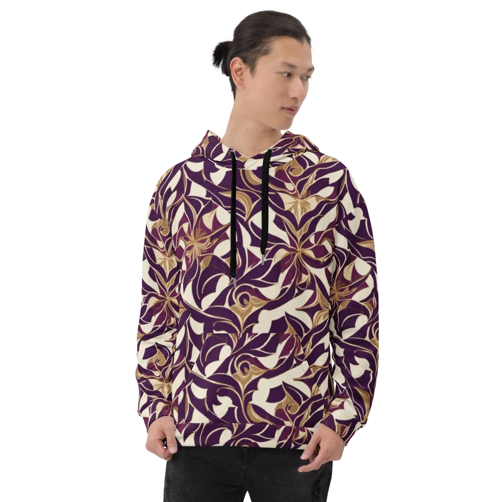 Amethyst Filigree on Hoodie — Front