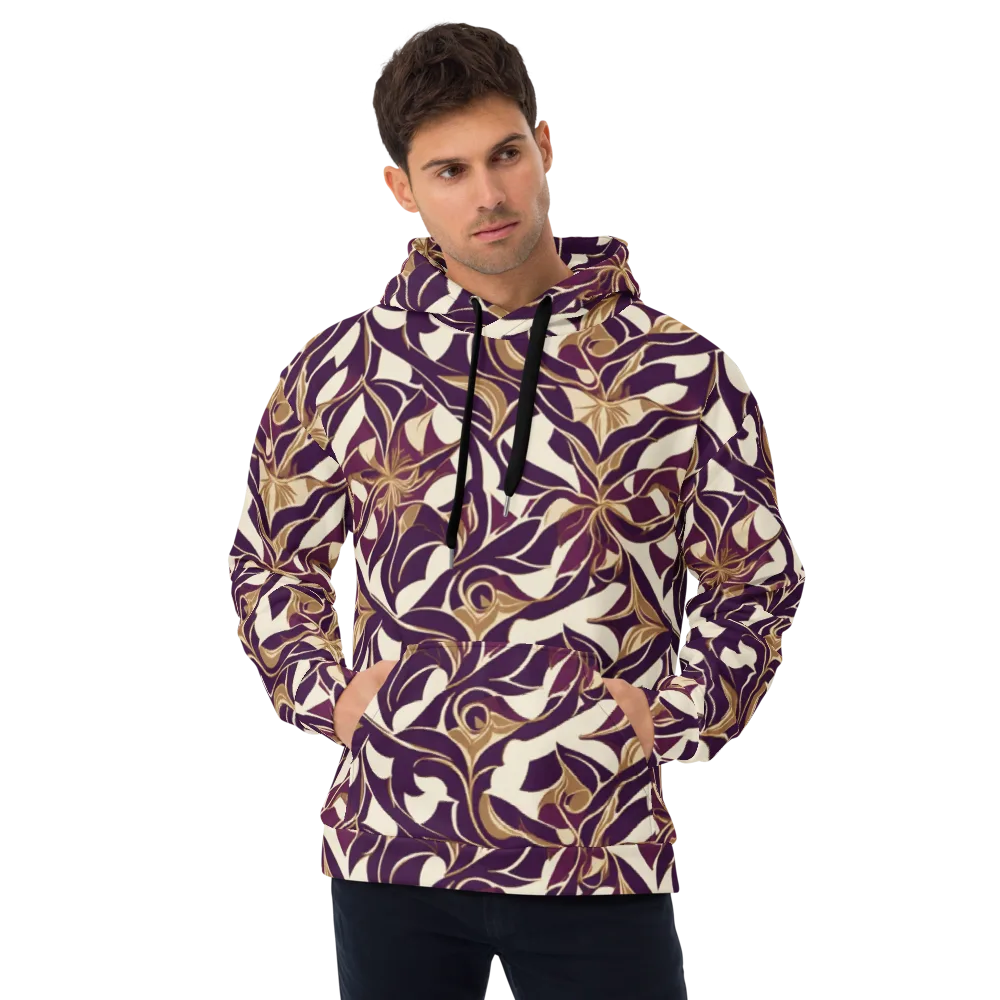 Amethyst Filigree on Hoodie — Front