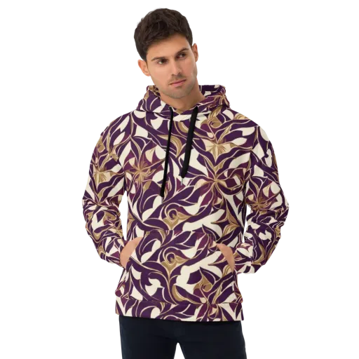 Amethyst Filigree on a Hoodie