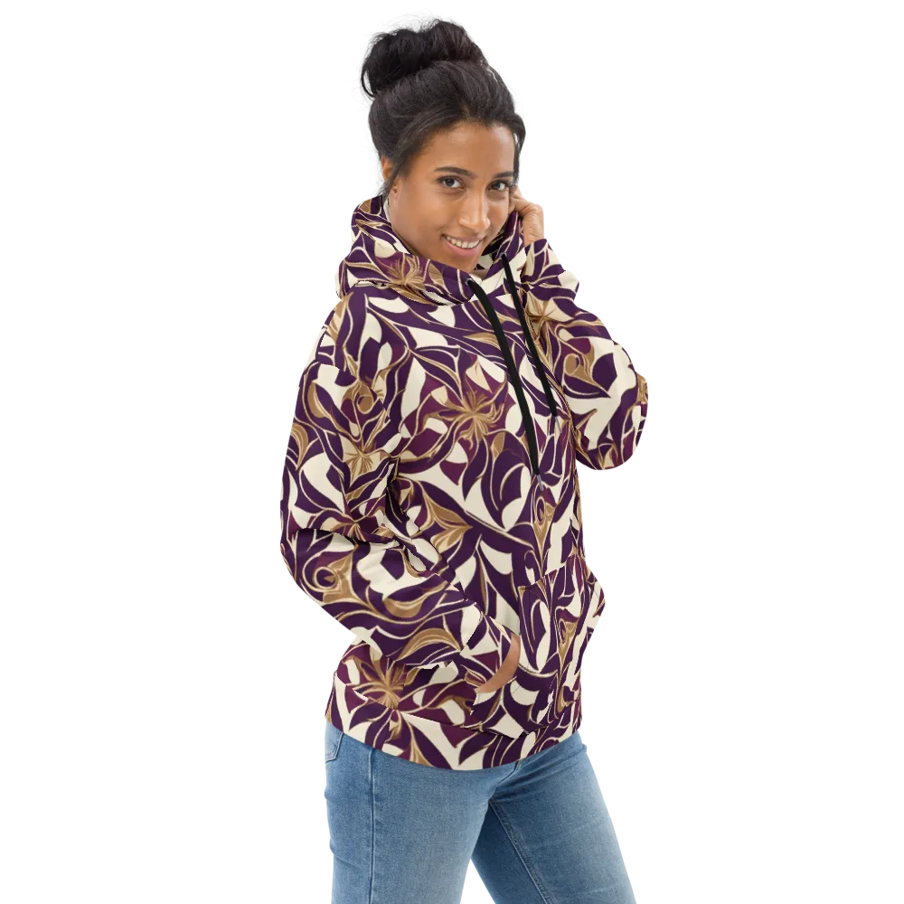 Amethyst Filigree on Hoodie — Right