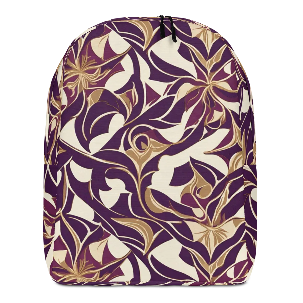 Amethyst Filigree on Minimalist Backpack — Front
