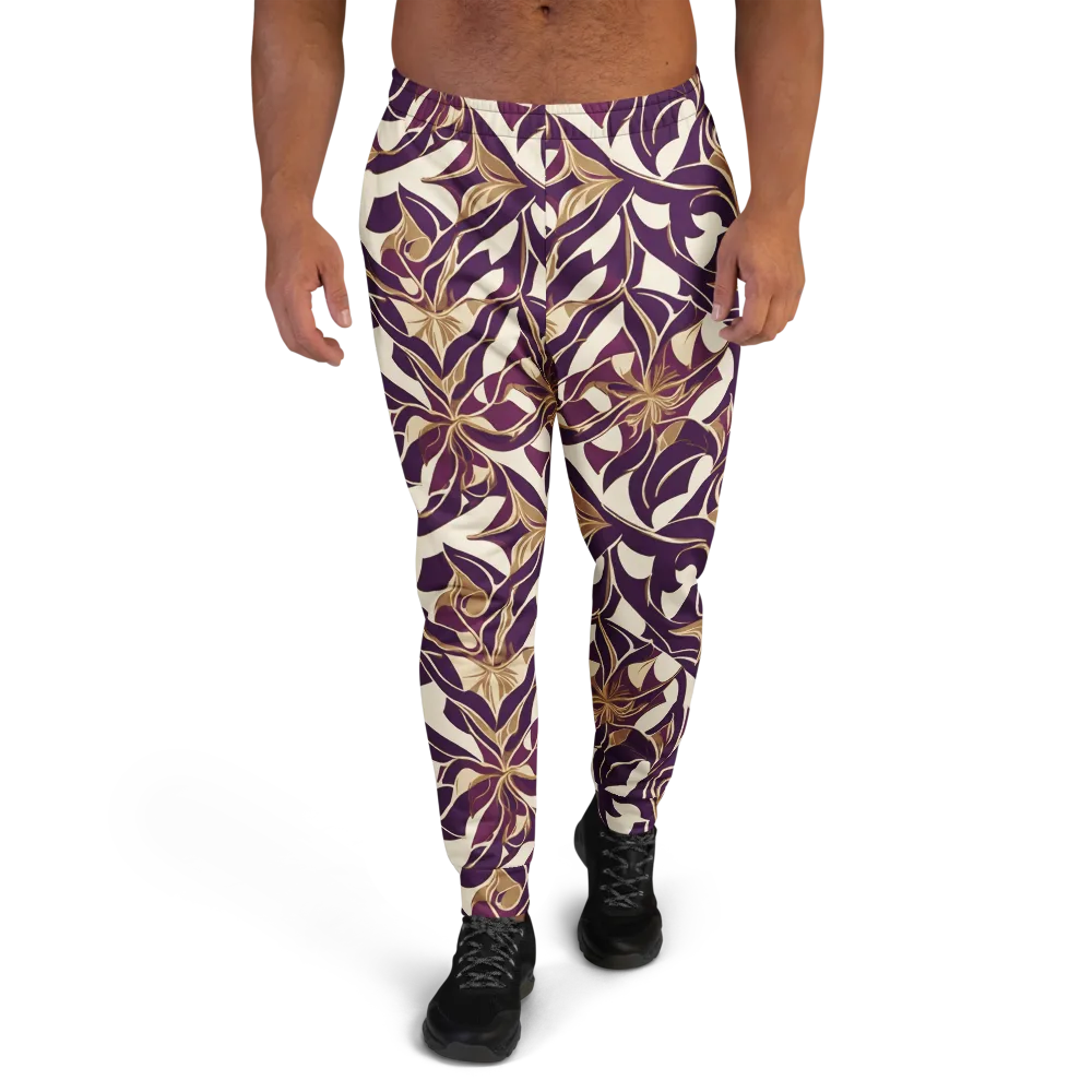 Amethyst Filigree on Men's Joggers — Front