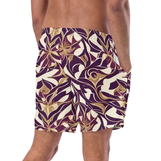 Amethyst Filigree on a Swim Trunks