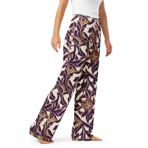 Amethyst Filigree on a Women's Pajama Pants