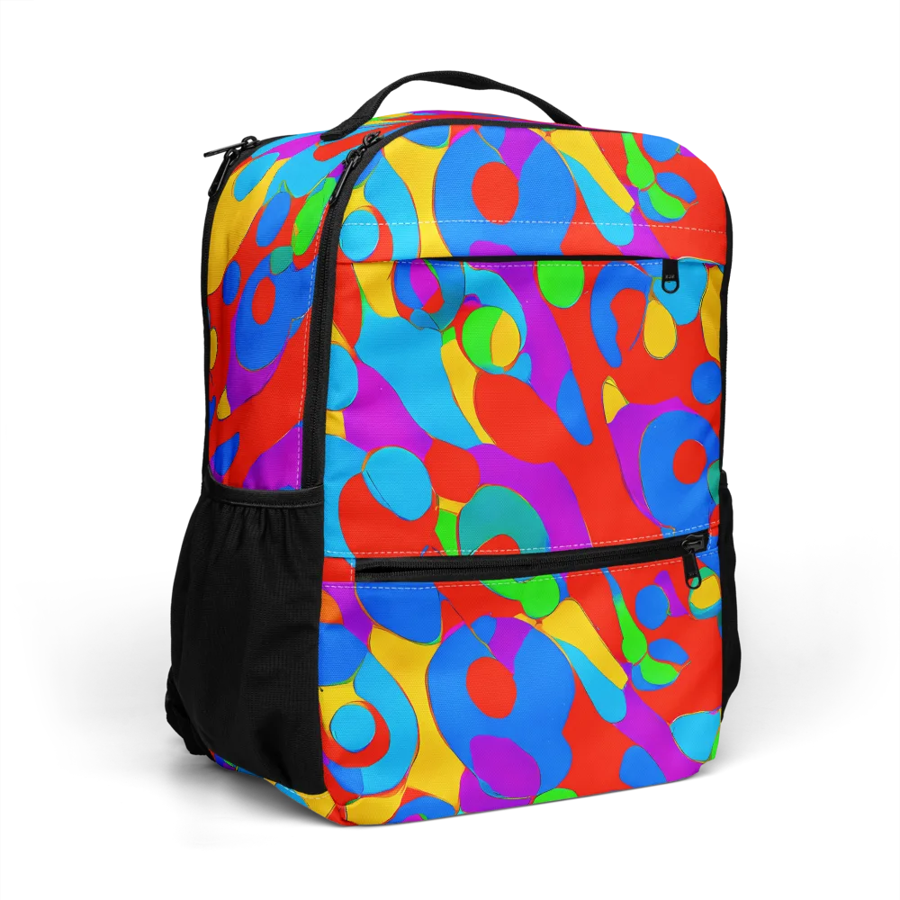Acid Geometry on Utility Backpack — Right Front
