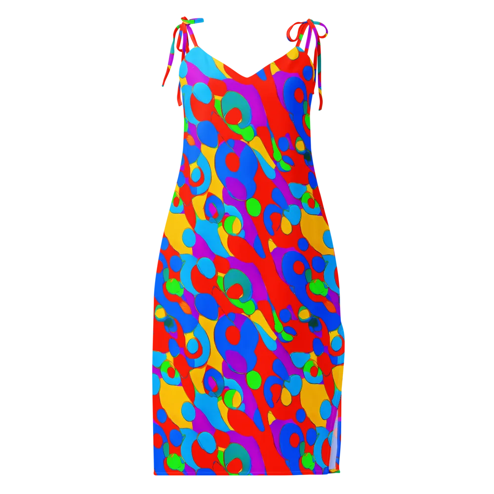 Acid Geometry on Slip Dress — Front