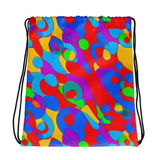 Acid Geometry on a Drawstring Bag