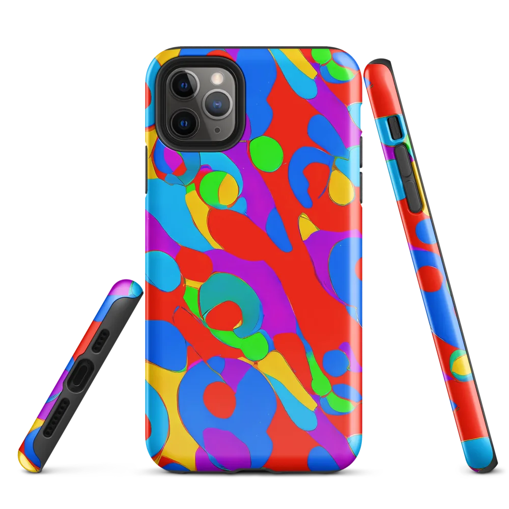 Acid Geometry on Tough Case for iPhone® — Front