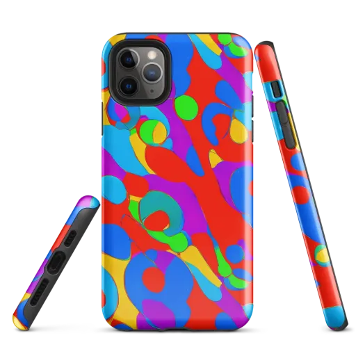 Acid Geometry on a Tough Case for iPhone®