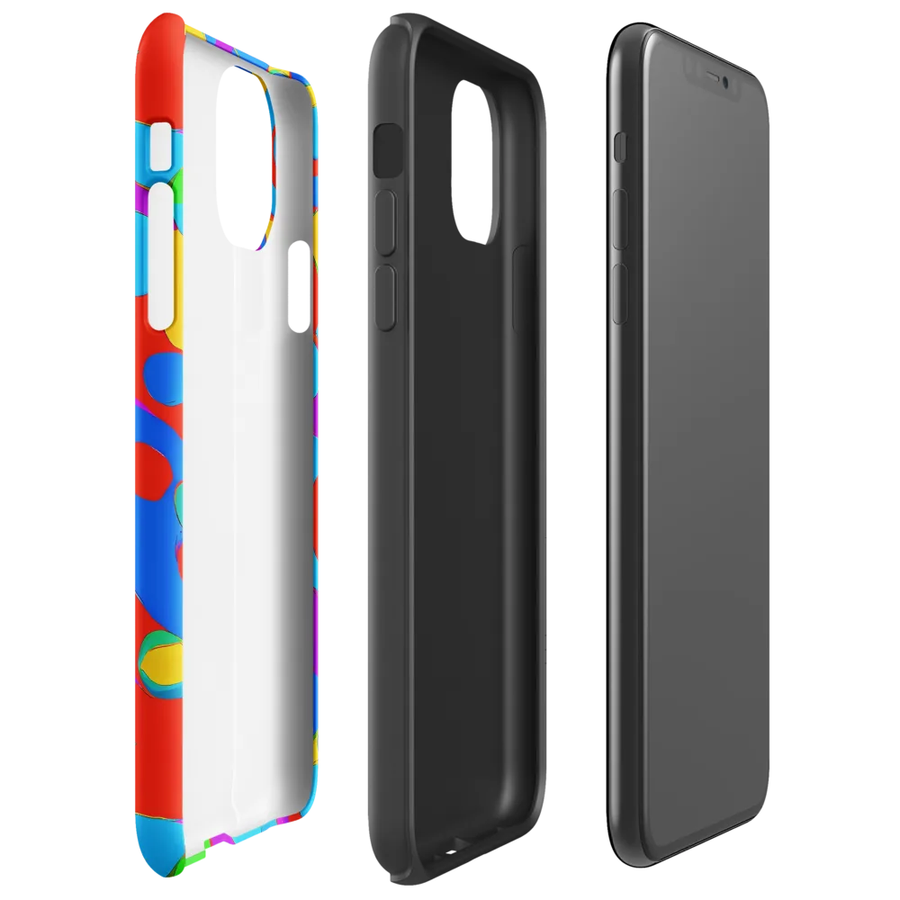 Acid Geometry on Tough Case for iPhone® — Right