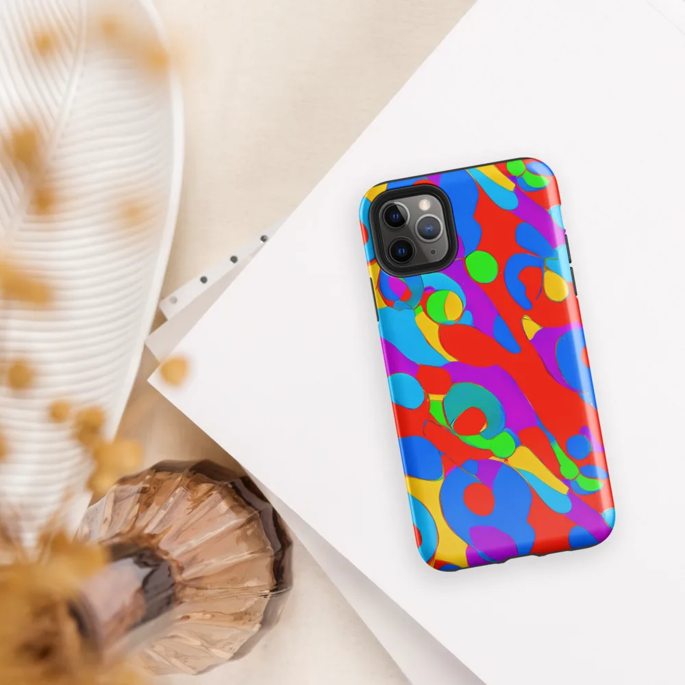 Acid Geometry on Tough Case for iPhone® — Front