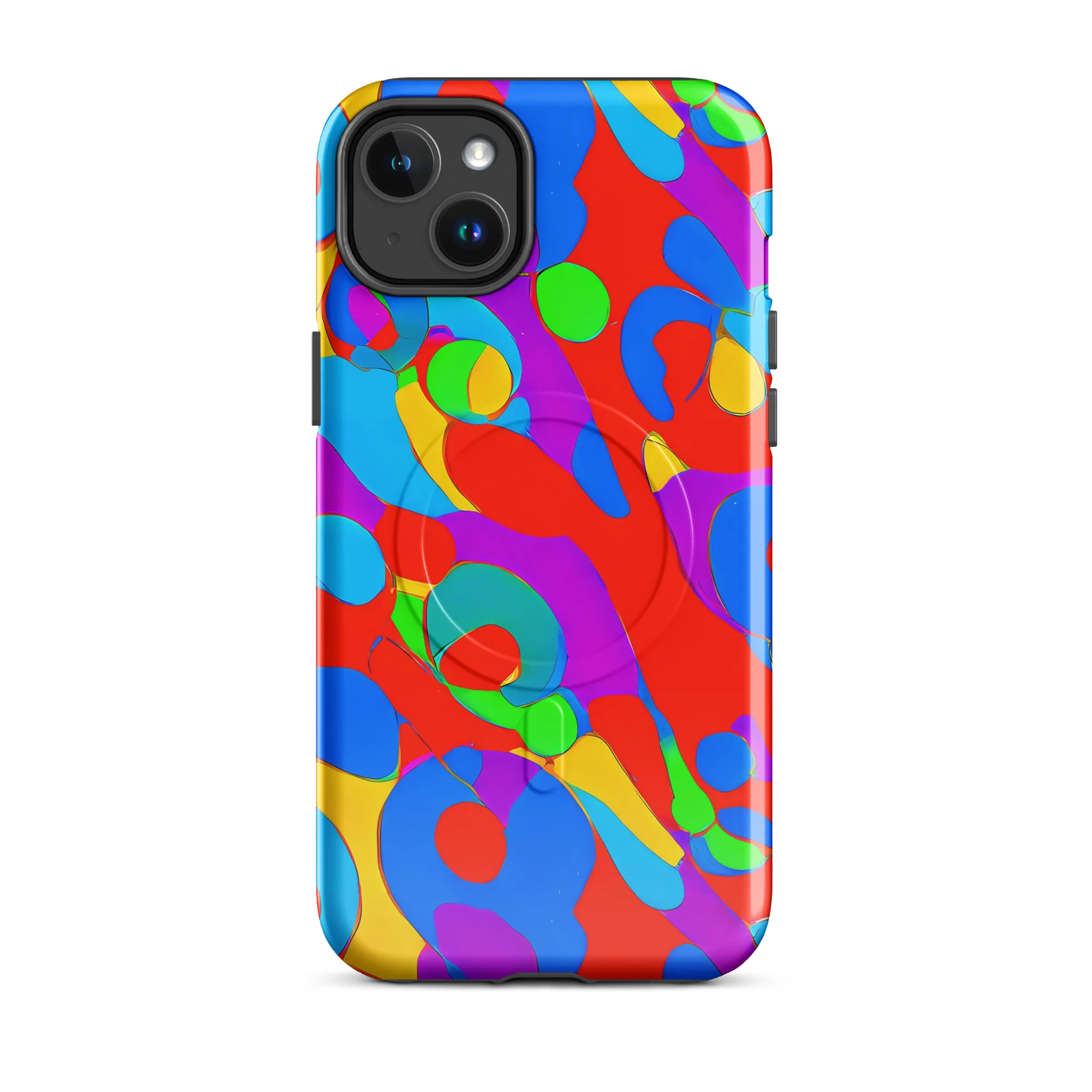 Acid Geometry on MagSafe Tough Case for iPhone® — Front