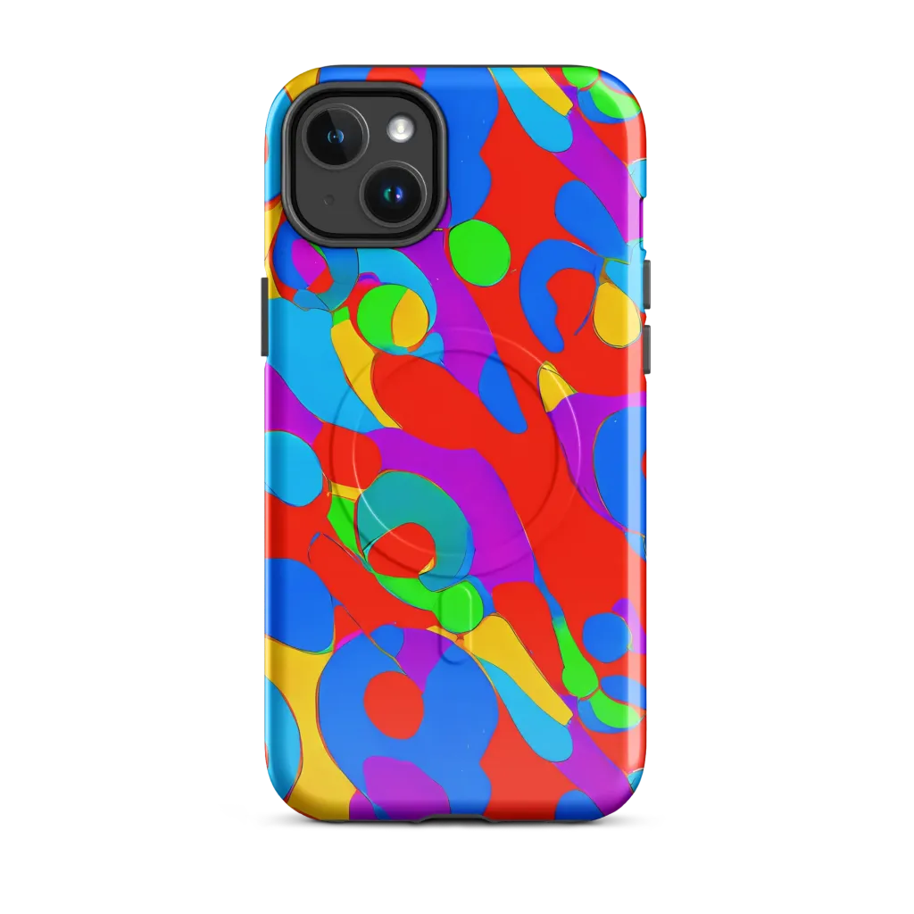 Acid Geometry on MagSafe Tough Case for iPhone® — Front