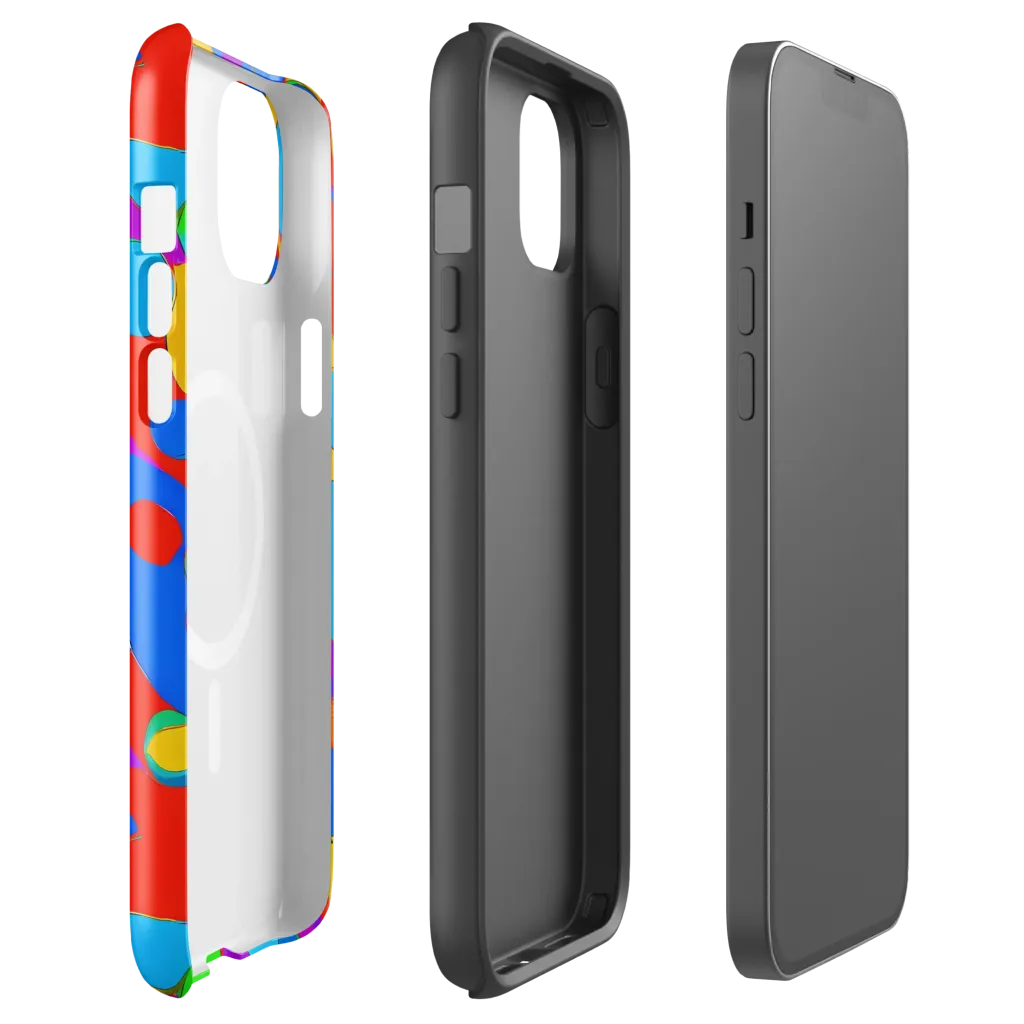 Acid Geometry on MagSafe Tough Case for iPhone® — Front