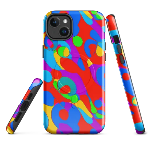 Acid Geometry on a MagSafe Tough Case for iPhone®