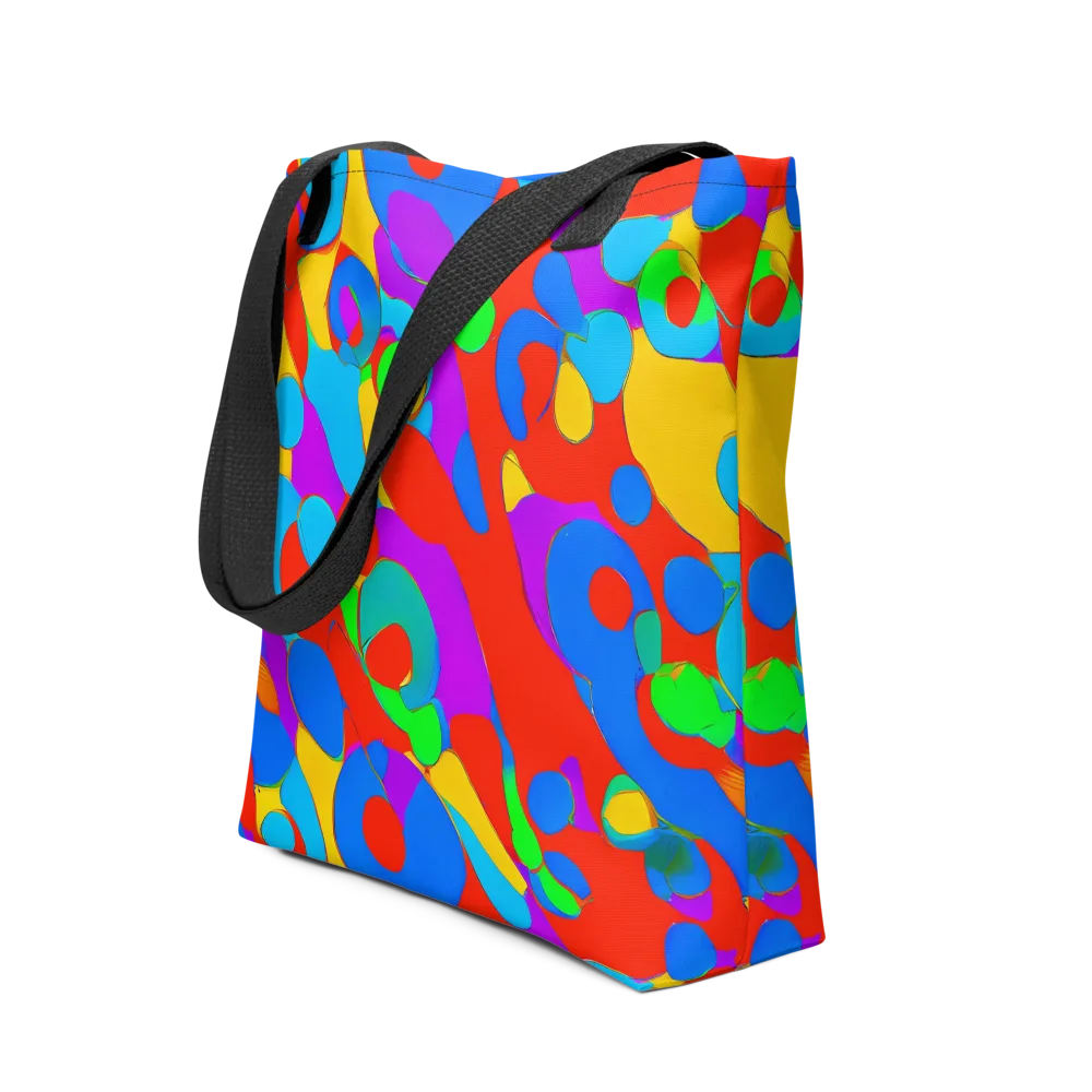 Acid Geometry on Tote Bag — Front