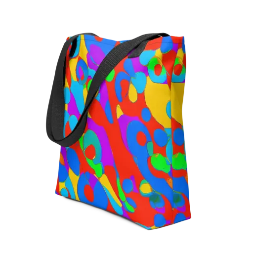 Acid Geometry on a Tote Bag