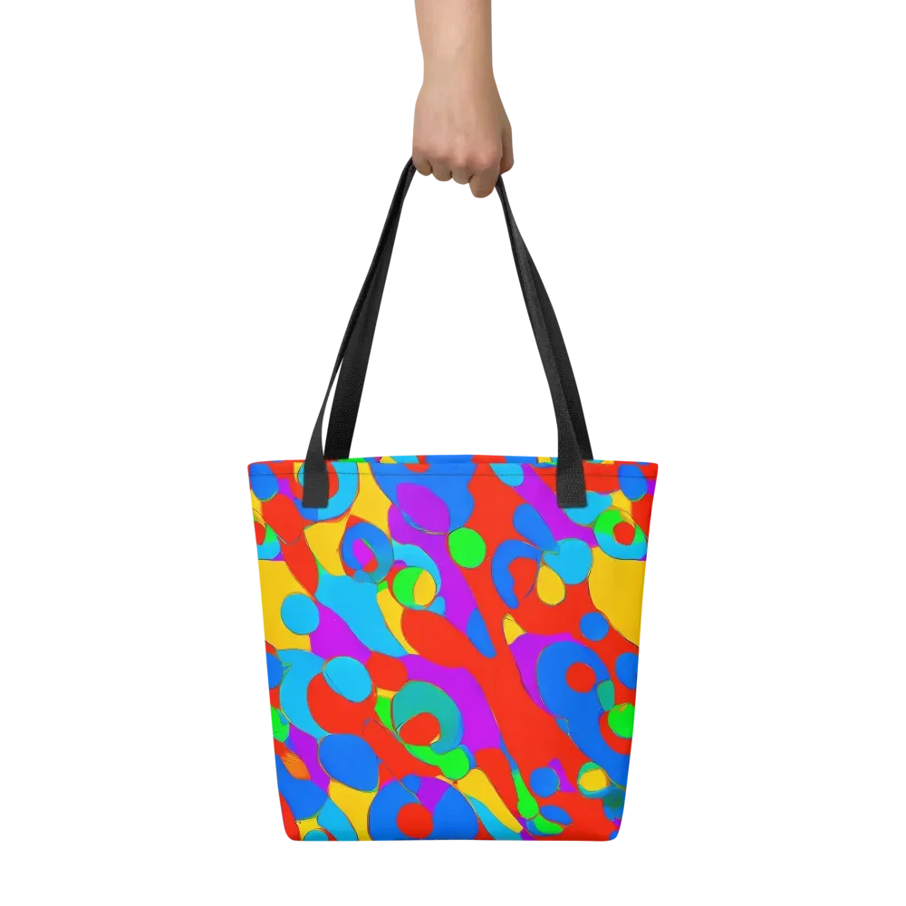 Acid Geometry on Tote Bag — Front