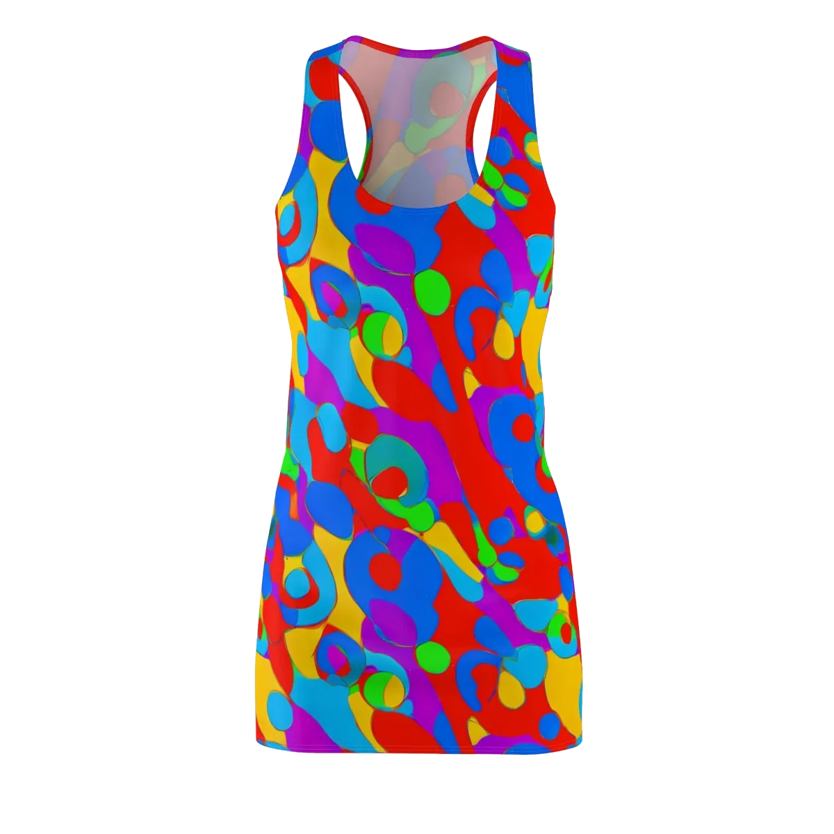 Acid Geometry on Racerback Dress — Front