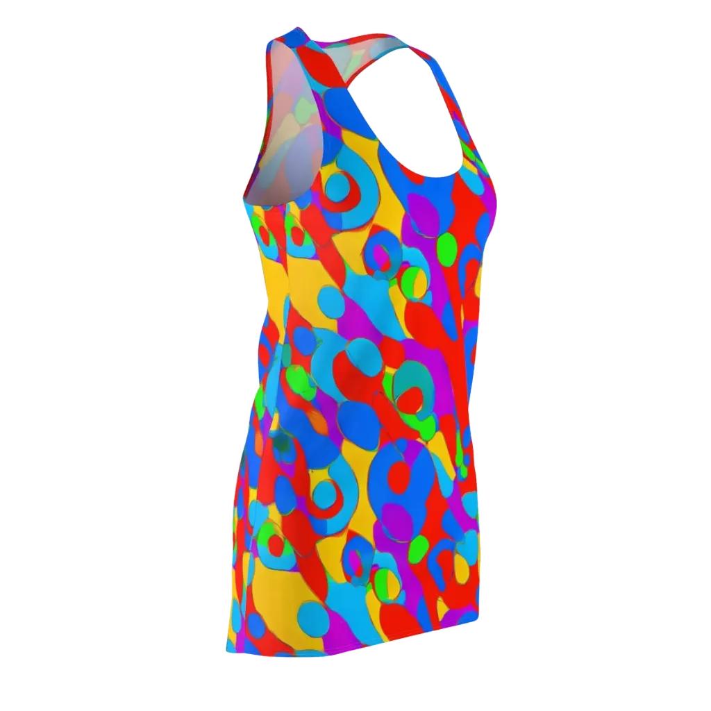 Acid Geometry on Racerback Dress — Front Side