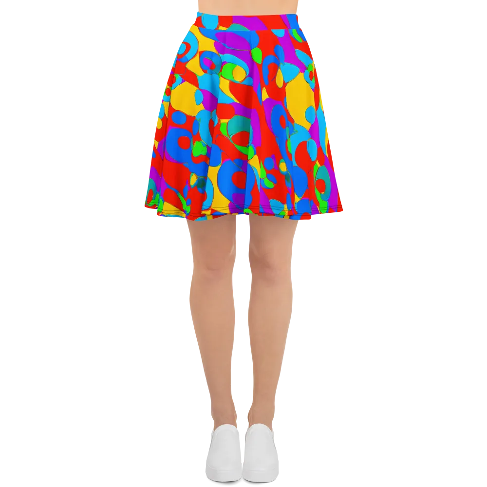 Acid Geometry on Skater Skirt — Front